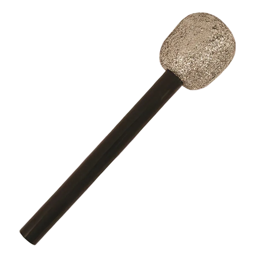 Silver Glitter Microphones - Why Not Shop