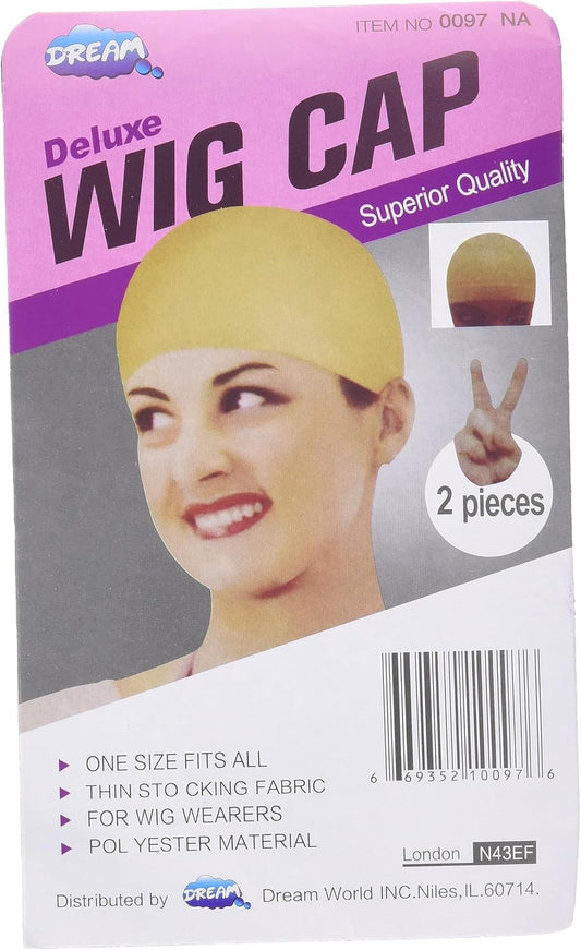 Skin Colour Stretchy Nylon Wig Caps Pack of 2 | Why Not Shop
