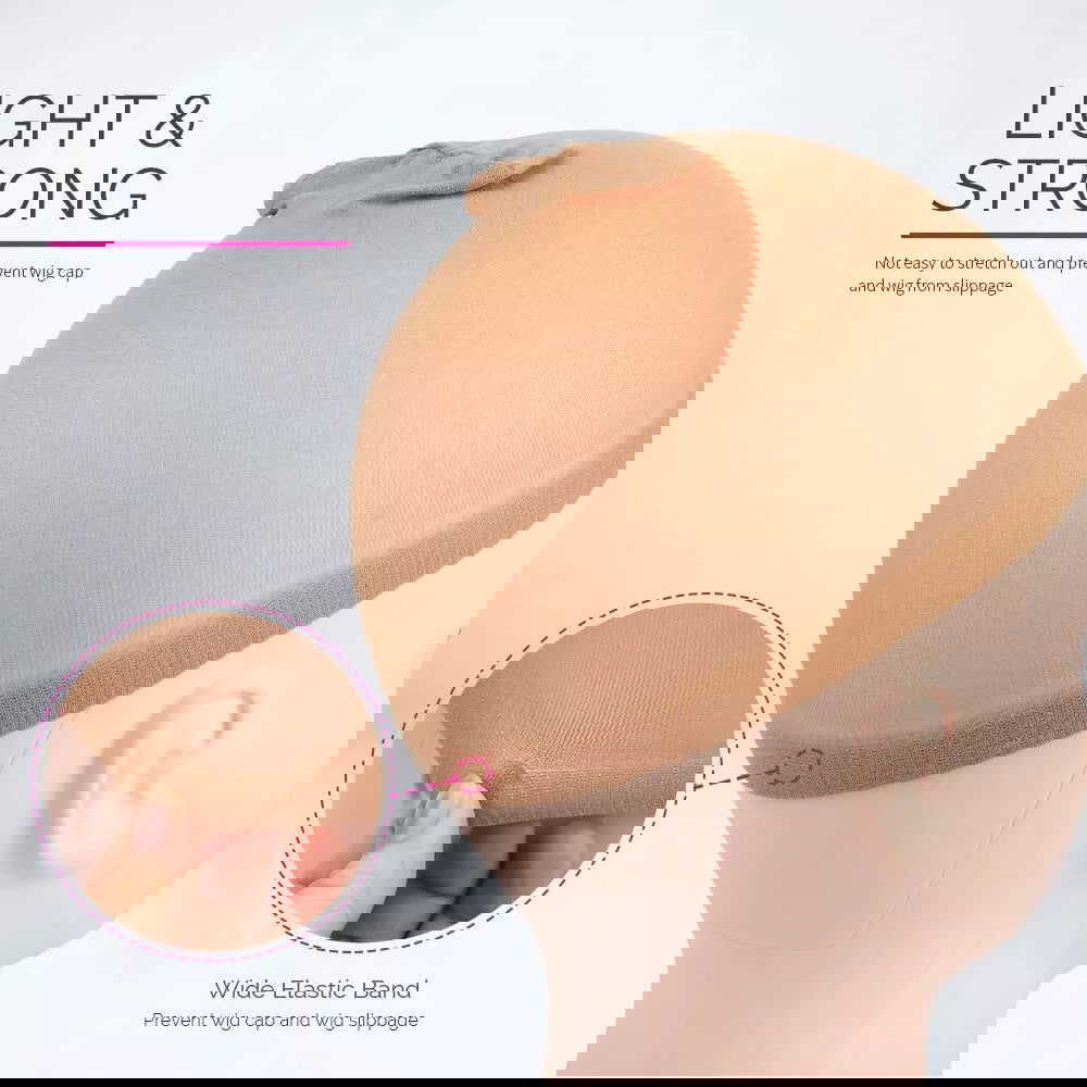 Skin Colour Stretchy Nylon Wig Caps Pack of 2 | Why Not Shop