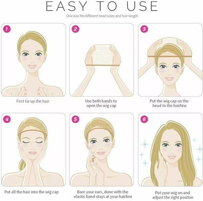 Skin Colour Stretchy Nylon Wig Caps Pack of 2 | Why Not Shop