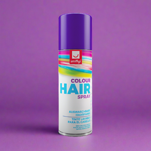 Smiffys Purple Temporary Wash Out Hairspray 125ml | Merthyr Tydfil | Why Not Shop Online