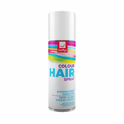 Smiffys White Temporary Wash Out Hairspray 125ml | Why Not Shop