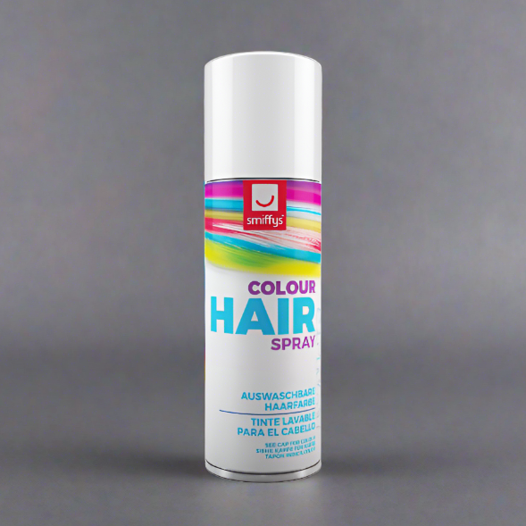 Smiffys White Temporary Wash Out Hairspray 125ml | Merthyr Tydfil | Why Not Shop Online