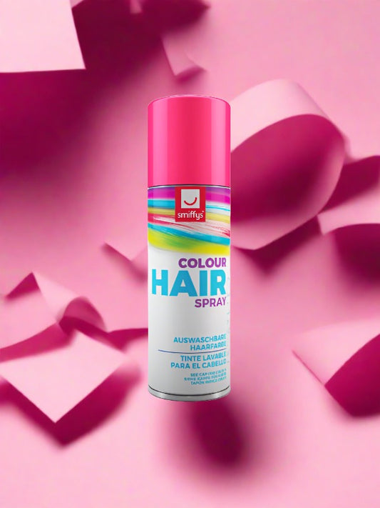 Smiffys Pink Temporary Wash Out Hairspray 125ml