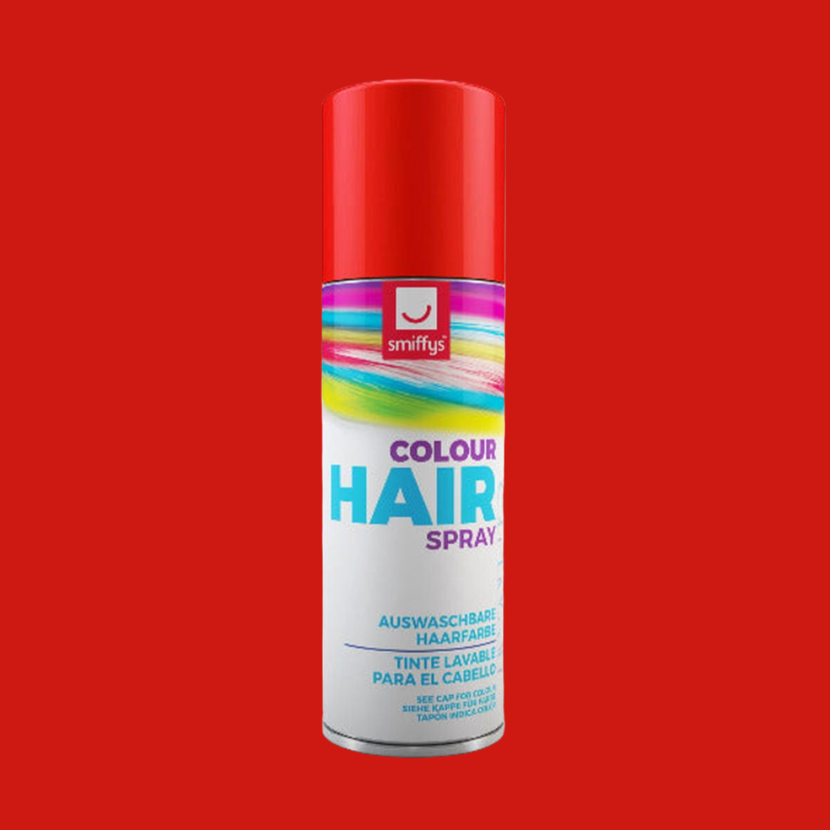 Smiffys Red Temporary Wash Out Hairspray 125ml | Merthyr Tydfil | Why Not Shop Online