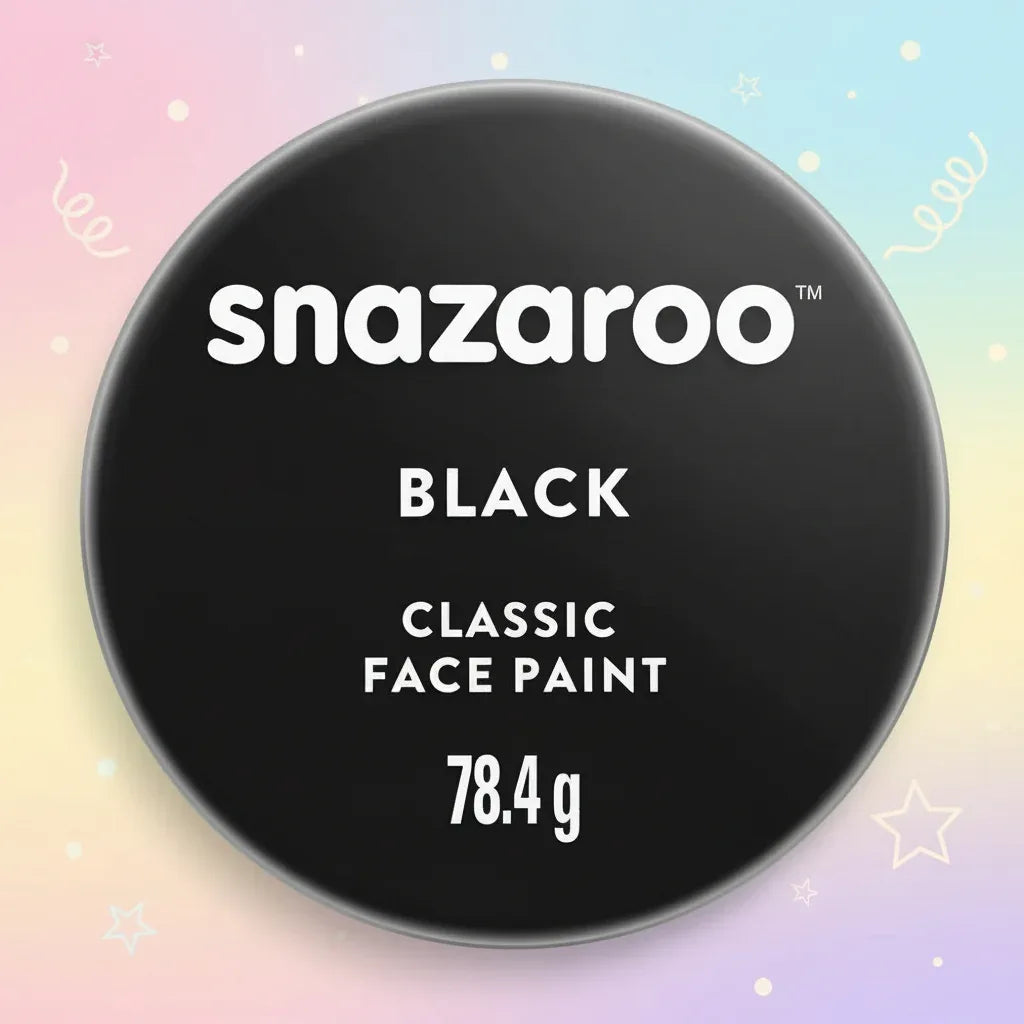Snazaroo Face Paint Classic Black 18Ml - Why Not Shop