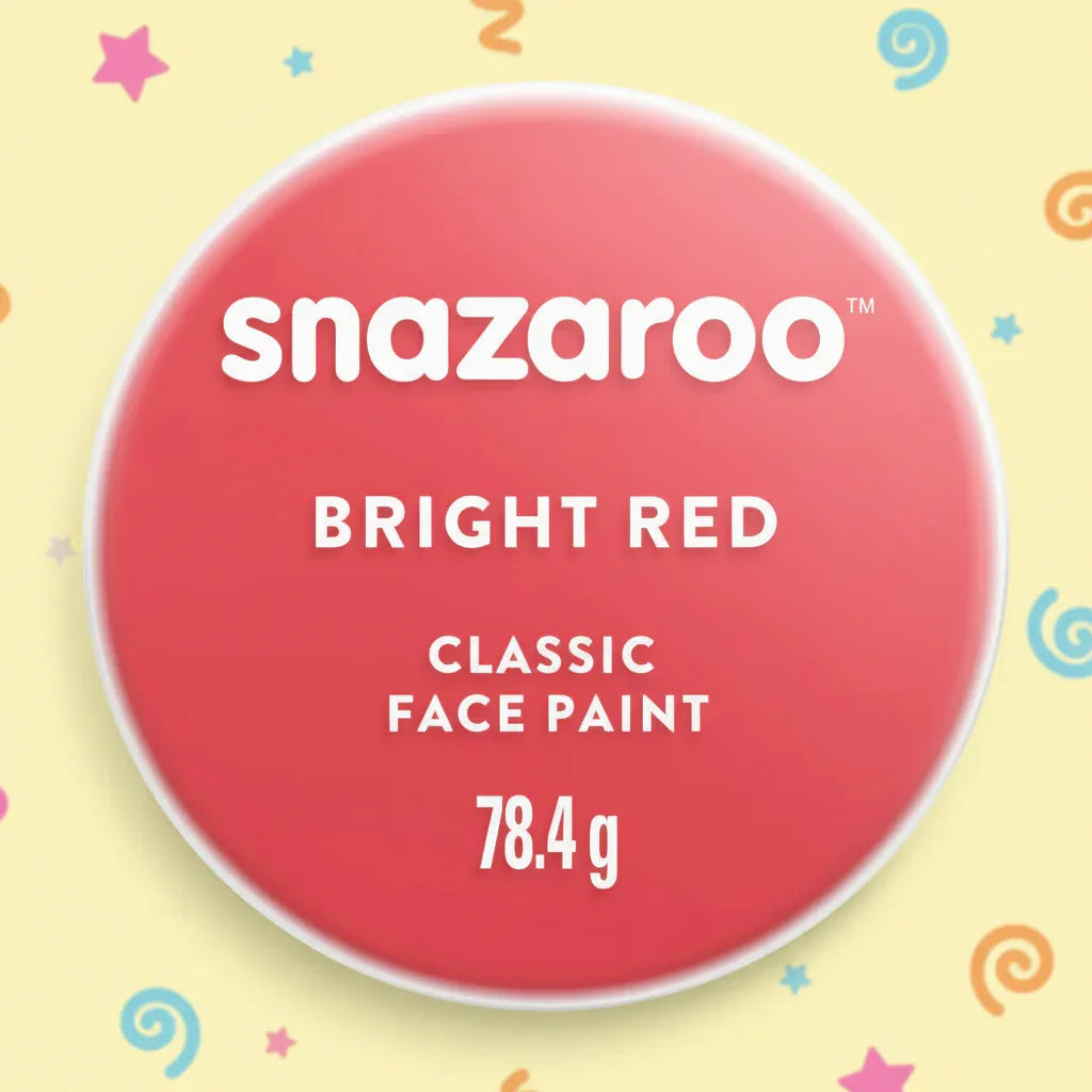 Snazaroo Face Paint Classic Bright Red 18ml - Why Not Shop