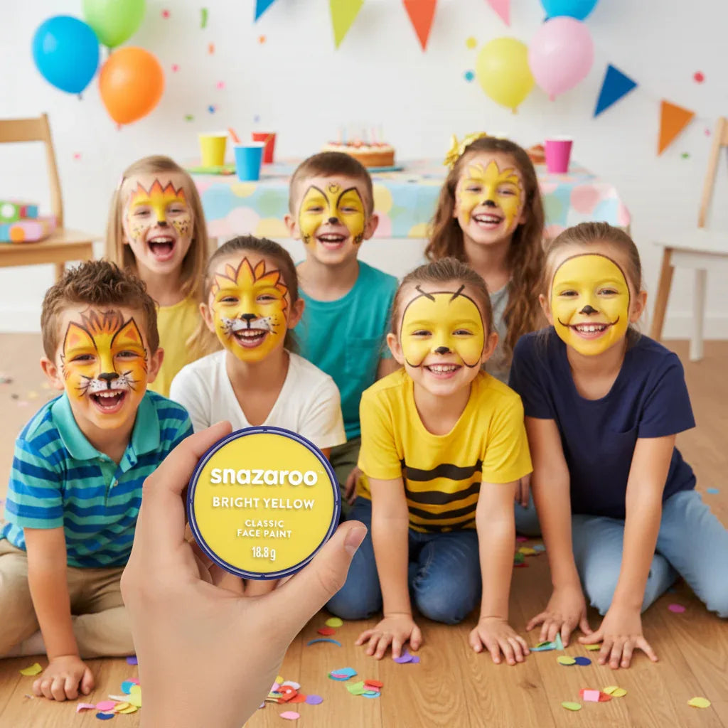 Snazaroo Face Paint Classic Bright Yellow 18ml - Why Not Shop