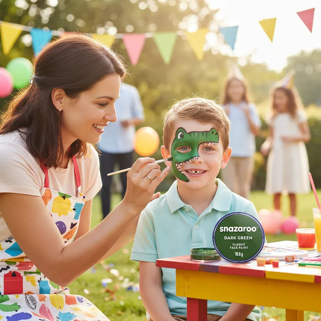 Snazaroo Face Paint Classic Dark Green 18ml - Why Not Shop