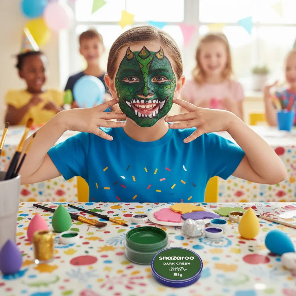 Snazaroo Face Paint Classic Dark Green 18ml - Why Not Shop