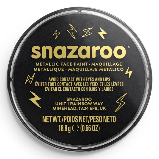 Snazaroo Face Paint Metallic Electric Black 18ml | Why Not Shop
