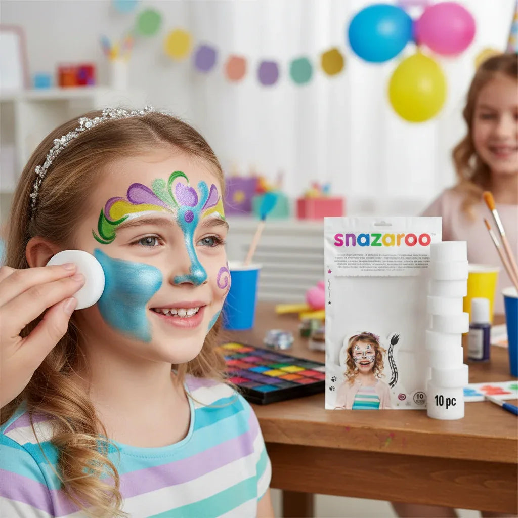 Snazaroo High Density Face Painting Sponges 10 Pack - Why Not Shop