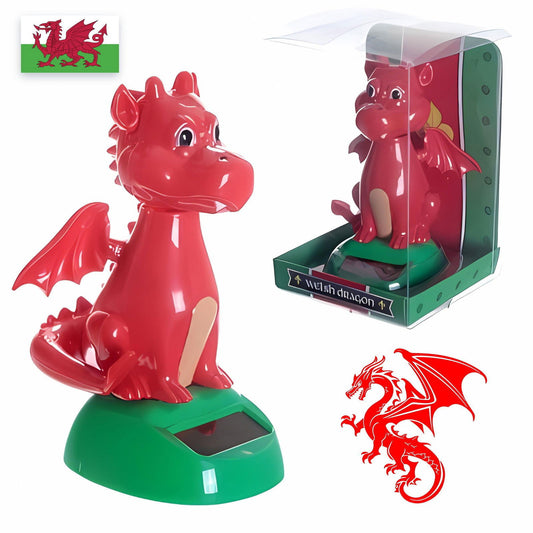 Solar Powered Novelty Welsh Dragon | Merthyr Tydfil | Why Not Shop Online