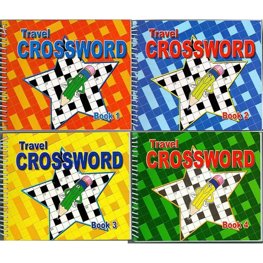Spiral-Bound Travel Crossword Puzzle Book: On-the-Go Brain Games | Merthyr Tydfil | Why Not Shop Online