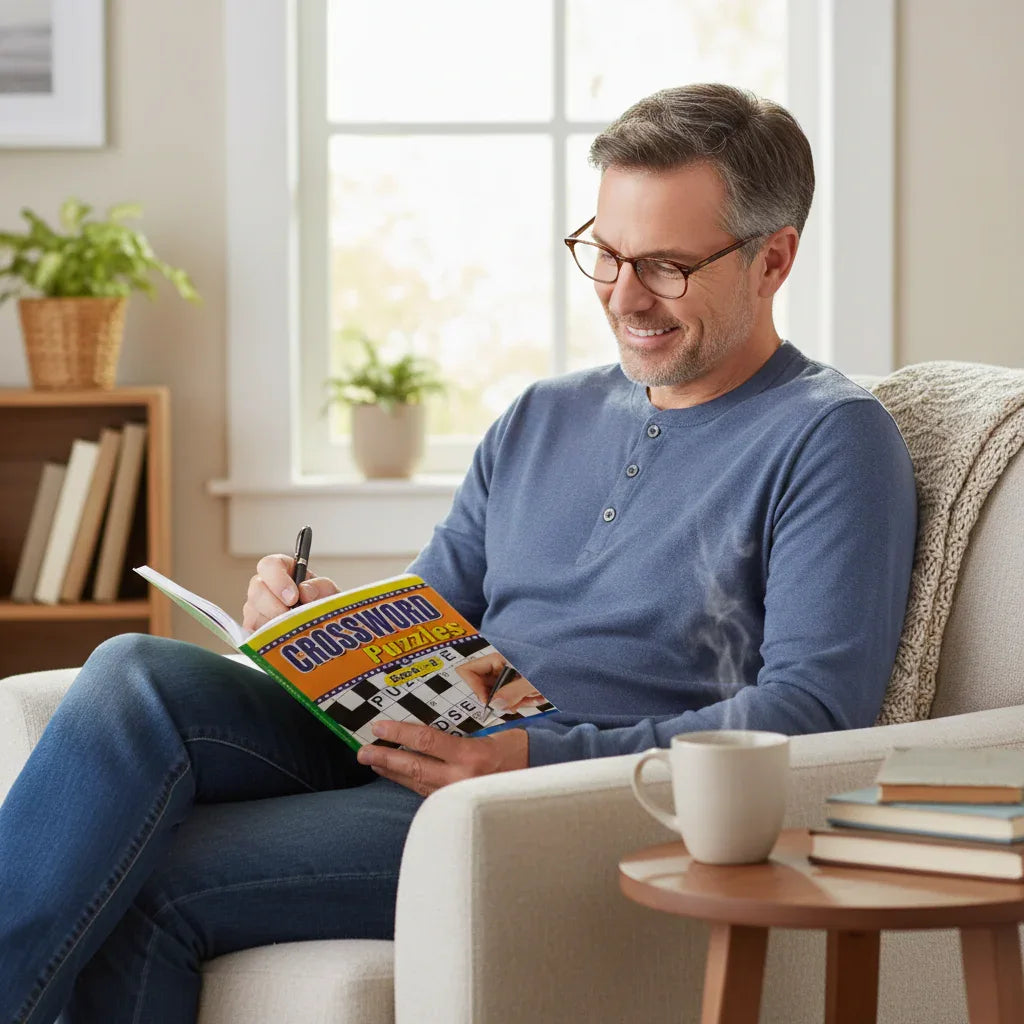 Squiggle A4 Crossword Puzzle Books - 136 Pages - Assorted Designs - Why Not Shop