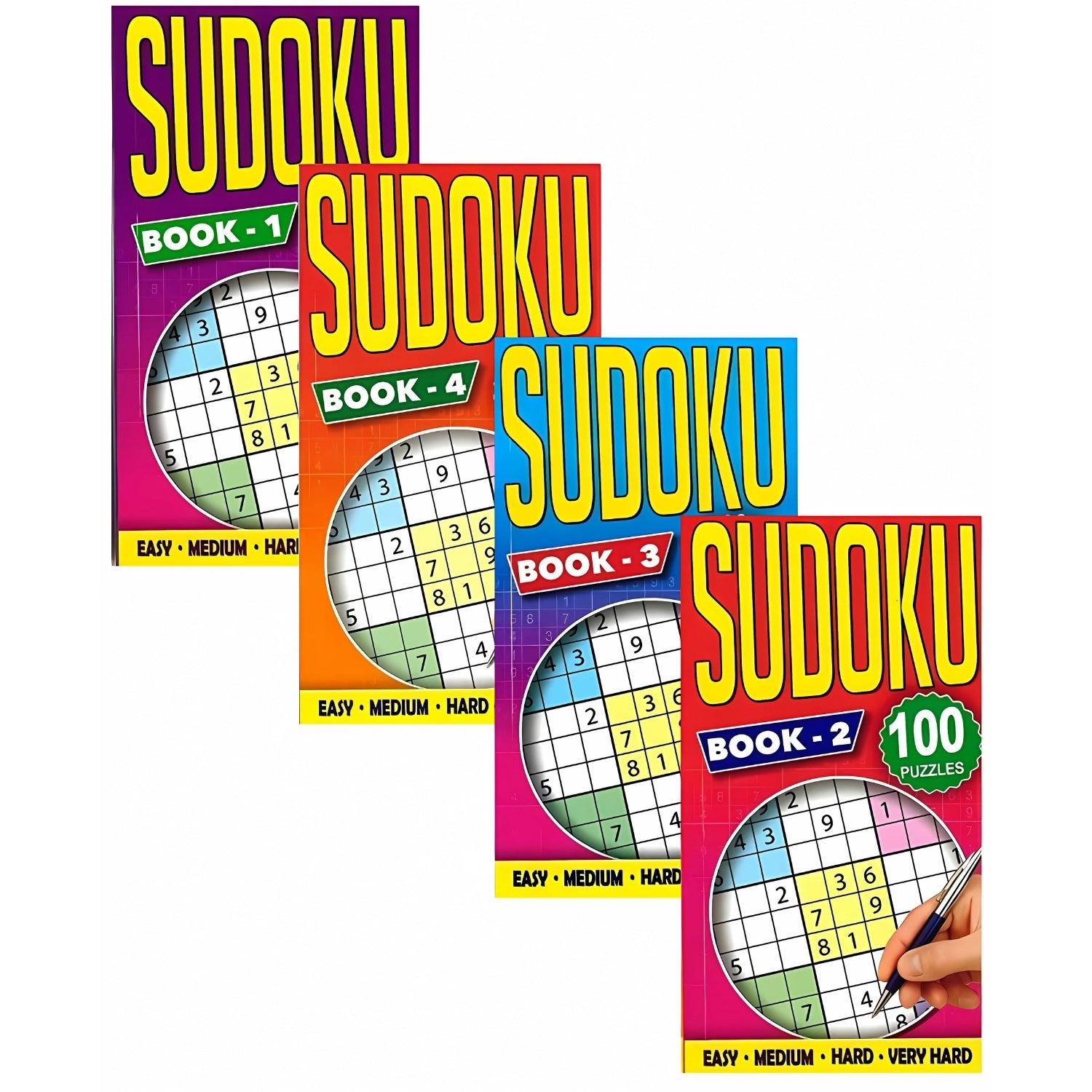 Sudoku Puzzle Book: 100 Number Puzzles for Brain Fitness | Merthyr Tydfil | Why Not Shop Online