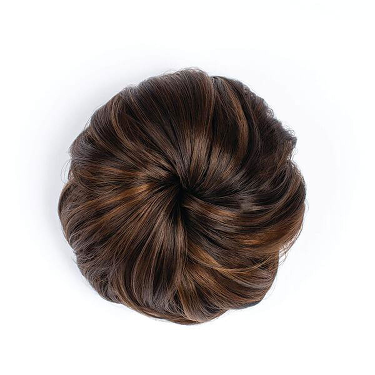 Super Easy Clip-in Mum Buns Chocolate 4 | Merthyr Tydfil | Why Not Shop Online