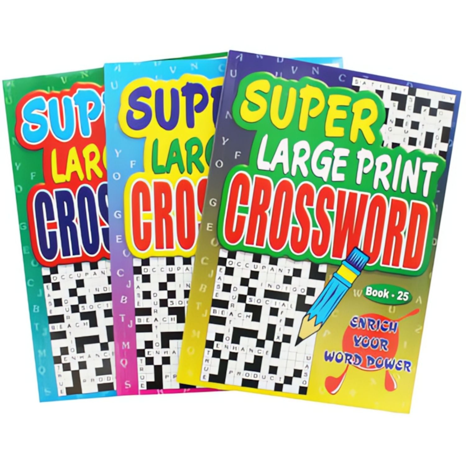 Super Large Print Crossword Puzzle Book - See Clearly, Puzzle Easily! | Merthyr Tydfil | Why Not Shop Online
