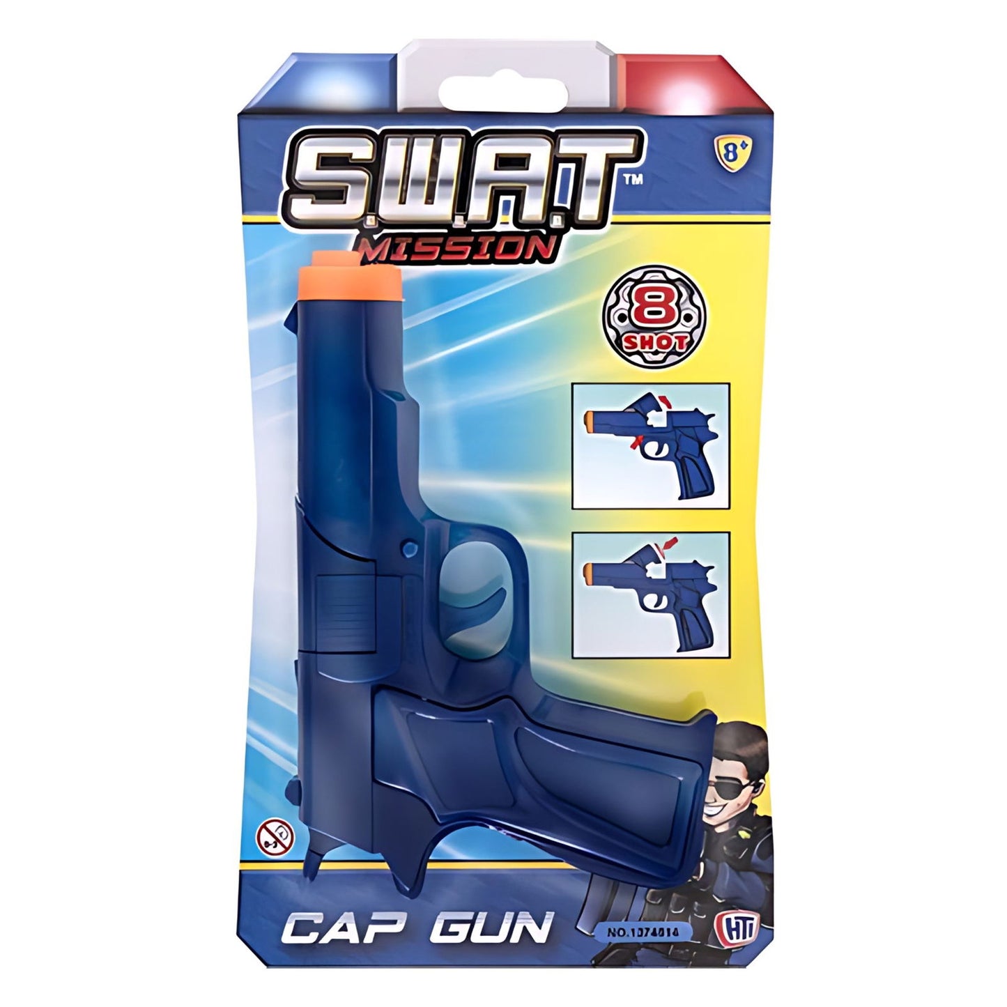 Swat Mission 8 Shot Cap Revolver Gun | Why Not Shop