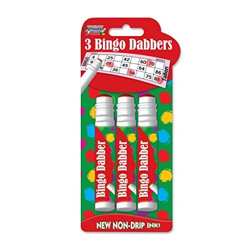 Tallon Non-Drip Ink Bingo Dabbers 3 Pack Assorted Colours | Merthyr Tydfil | Why Not Shop Online