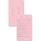Team Bride Hen Party Advice Cards Pack Of 8 - Why Not Shop