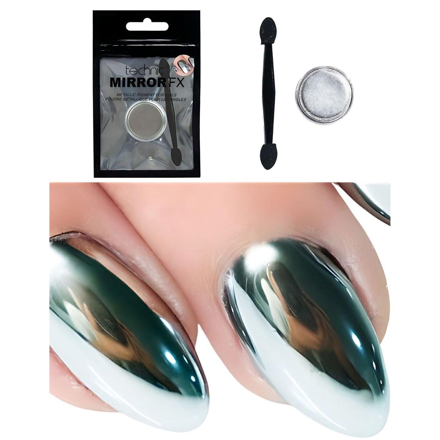 Technic Asteroid Mirror FX Metallic Chroming Pigment for Nails | Why Not Shop