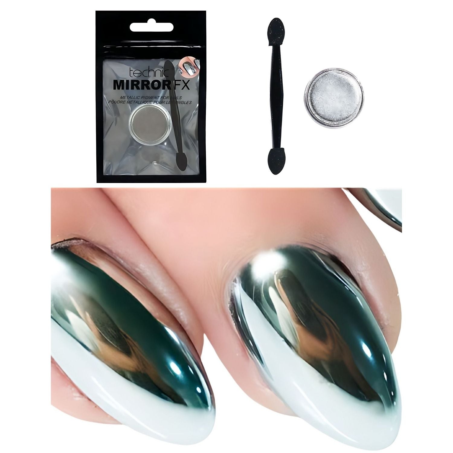 Technic Asteroid Mirror FX Metallic Chroming Pigment for Nails | Why Not Shop
