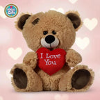 Brown Bear With I Love You Heart 8 Inches - Why Not Shop
