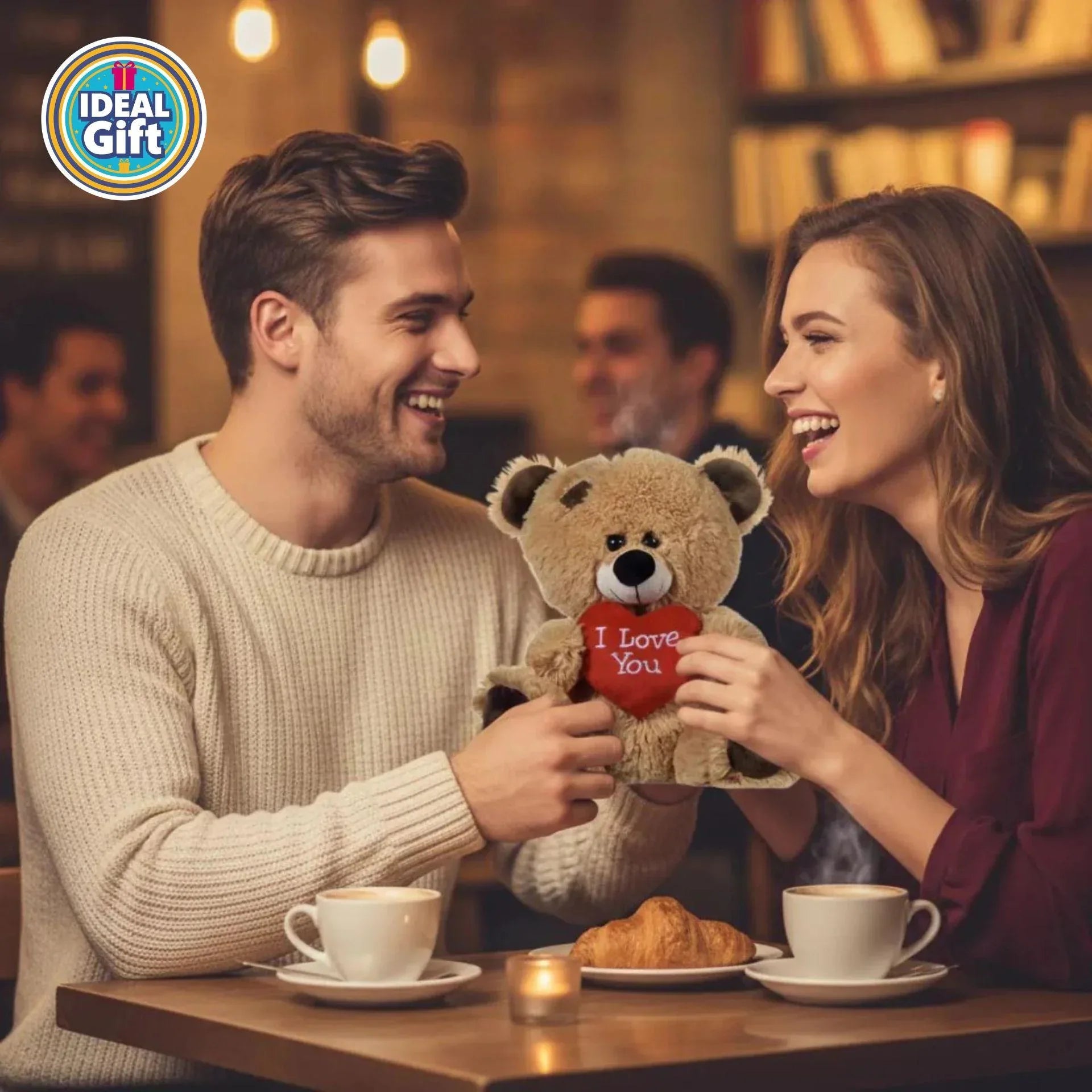 Brown Bear With I Love You Heart 8 Inches - Why Not Shop