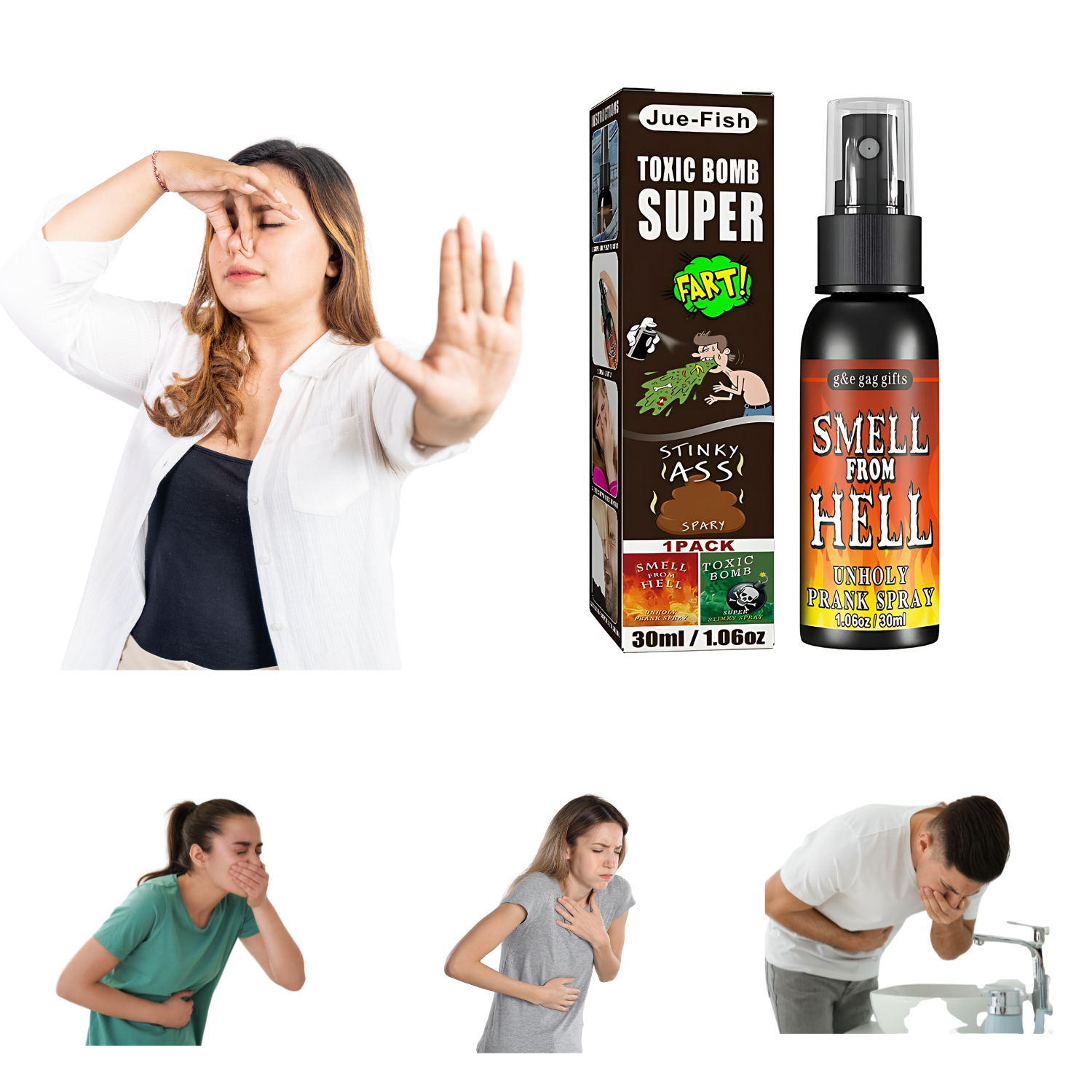 Toxic Bomb Stinky Ass Fart Spray | Why Not Shop