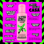 Crazy Color Toxic UV Green Semi-Permanent Hair Dye 100ml