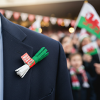 Traditional Welsh Leek Pin Felt Lapel Badge | Merthyr Tydfil | Why Not Shop Online