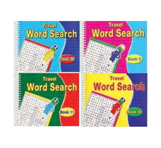 Travel Word Search Books Assorted Designs | Merthyr Tydfil | Why Not Shop Online