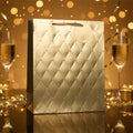 Tulip Gold Foil Embossed Extra Large Premium Luxury Gift Bags - Why Not Shop