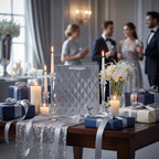 Tulip Silver Foil Embossed XL Gift Bags - Luxe Party Packaging - Why Not Shop