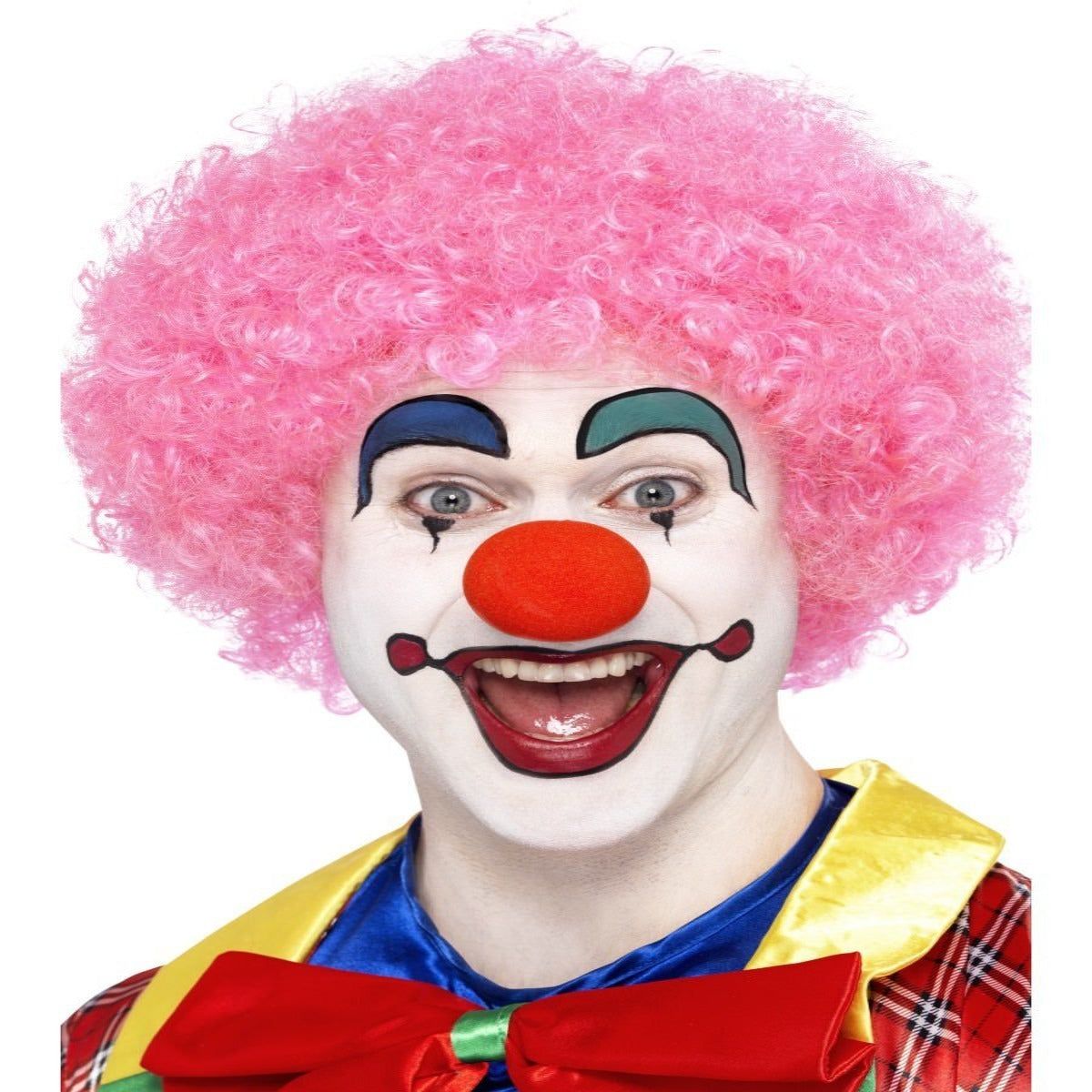 Unisex Crazy Clown Pink Afro Curly Fancy Dress Wig | Merthyr Tydfil | Why Not Shop Online