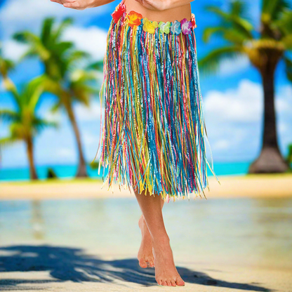 Unisex Hawaiian Hula Skirts Multi-Coloured 60cm Long | Merthyr Tydfil | Why Not Shop Online