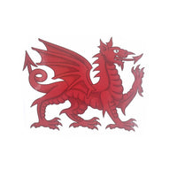 Wales Red Welsh Dragon Tattoos Pack Of 1