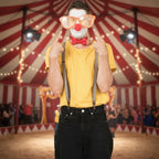 Giant Plastic Clown Glasses Assorted Colours - Why Not Shop