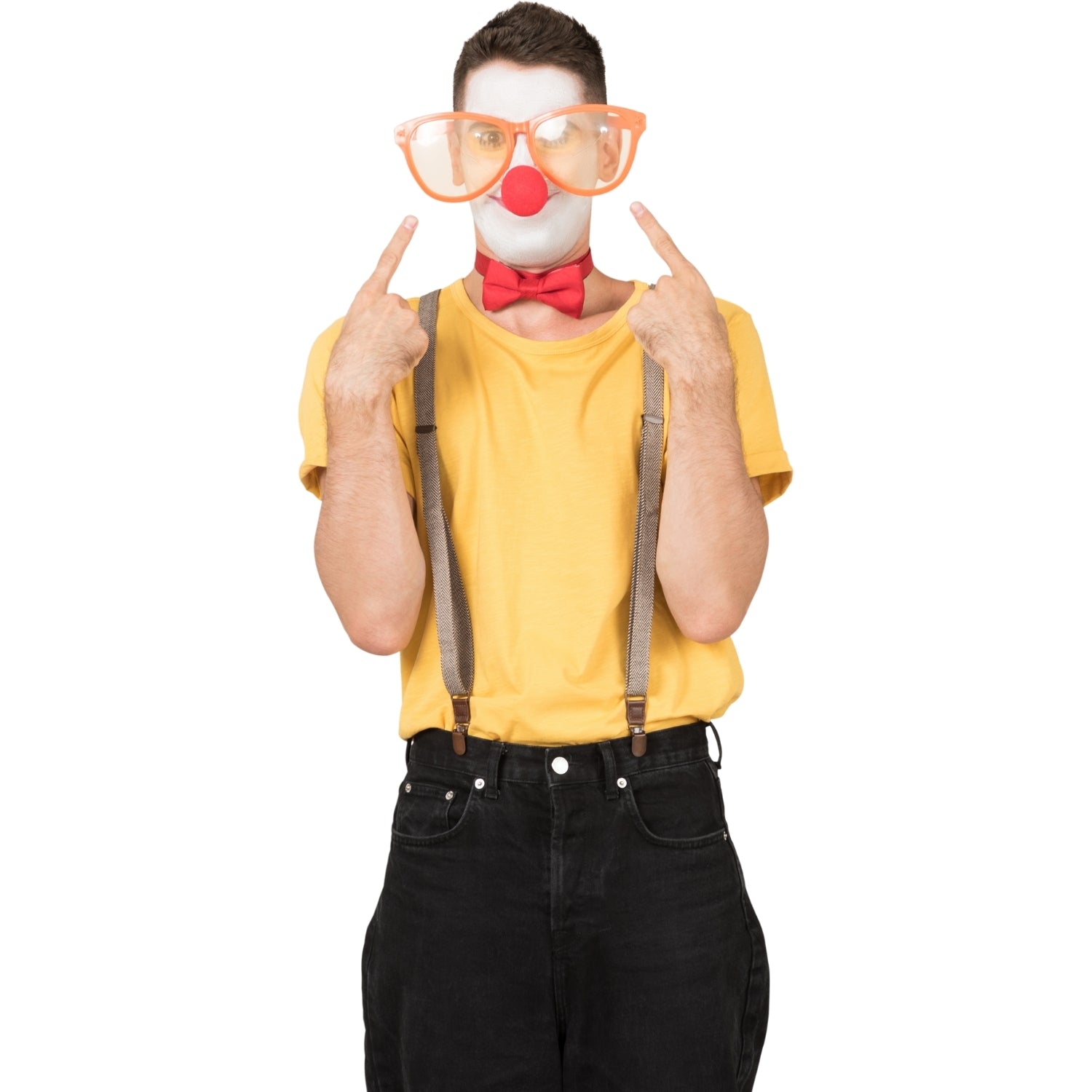 Giant Plastic Clown Glasses Assorted Colours | Merthyr Tydfil | Why Not Shop Online