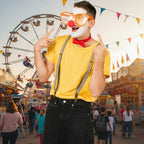 Giant Plastic Clown Glasses Assorted Colours - Why Not Shop