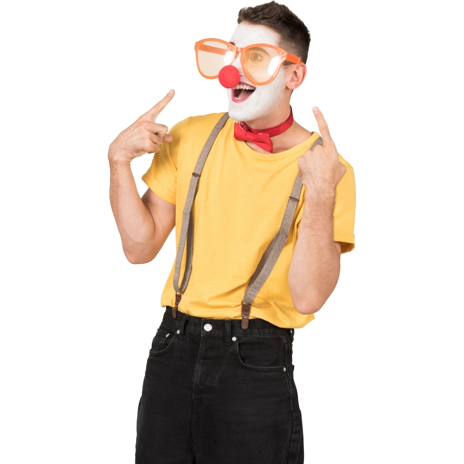 Giant Plastic Clown Glasses Assorted Colours | Merthyr Tydfil | Why Not Shop Online