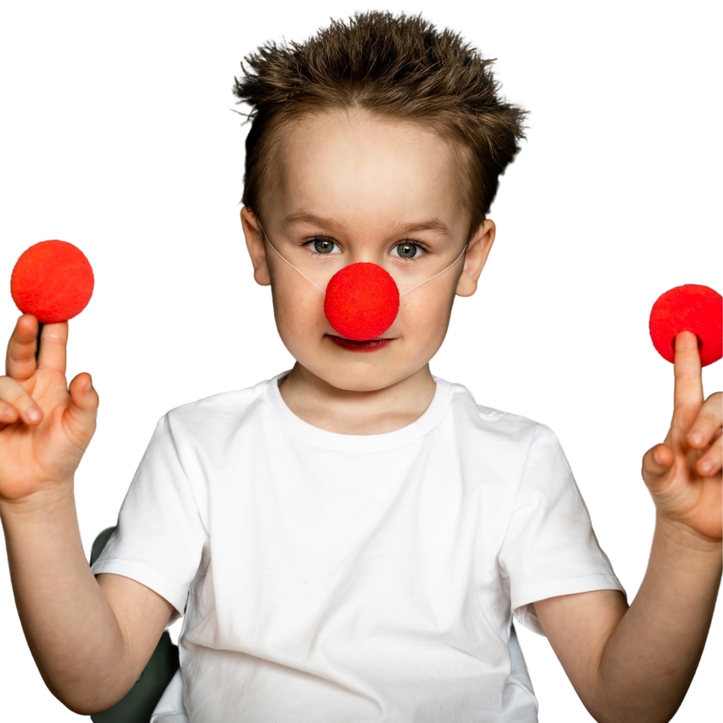 Red Nose Day Pack - Red Hair Spray + Red Sponge Nose | Merthyr Tydfil | Why Not Shop Online