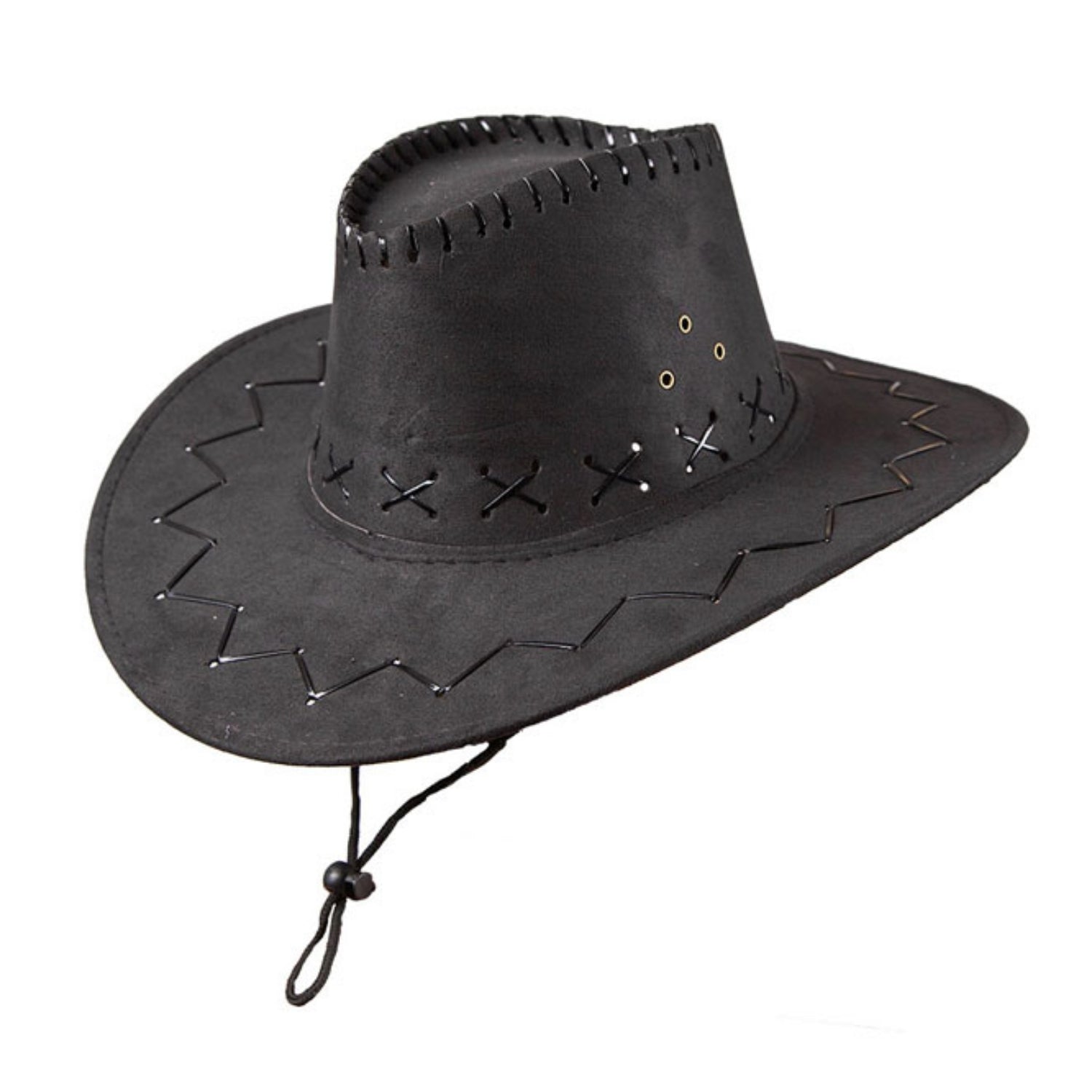 Adults Suede Cowboy Hat - Black | Merthyr Tydfil | Why Not Shop Online