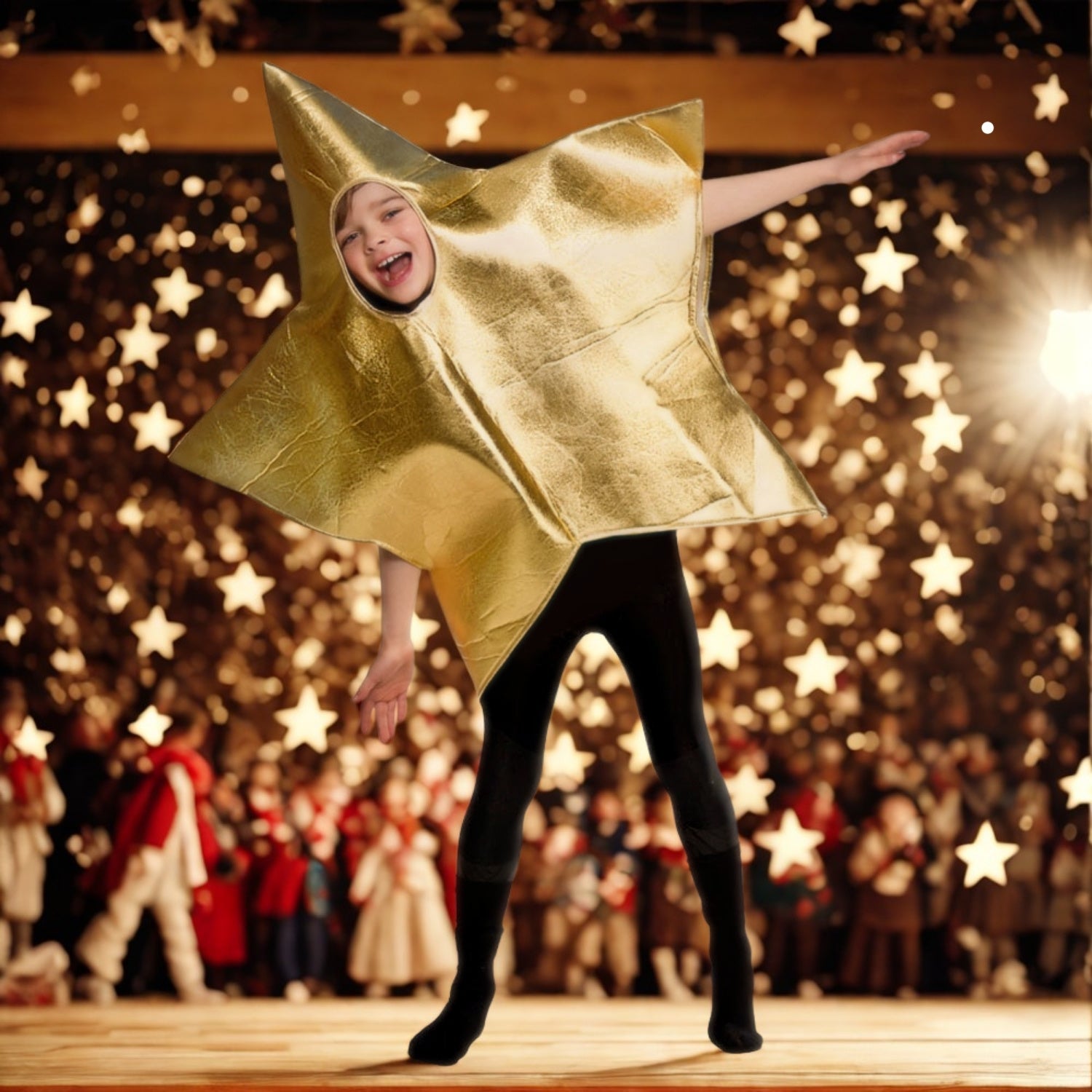 Childrens Gold Star Costume Age 6-10 Years | Merthyr Tydfil | Why Not Shop Online
