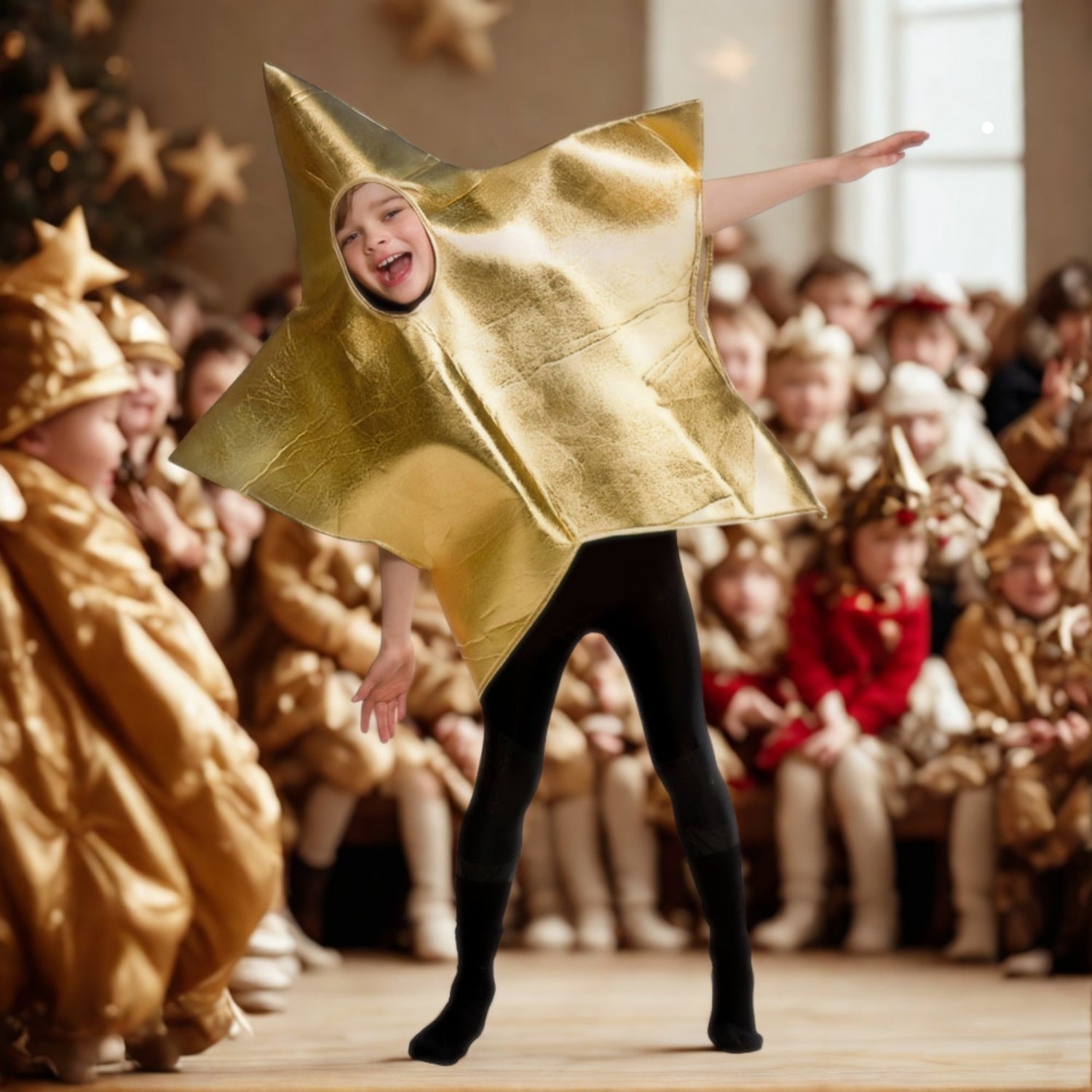 Childrens Gold Star Costume Age 6-10 Years | Merthyr Tydfil | Why Not Shop Online