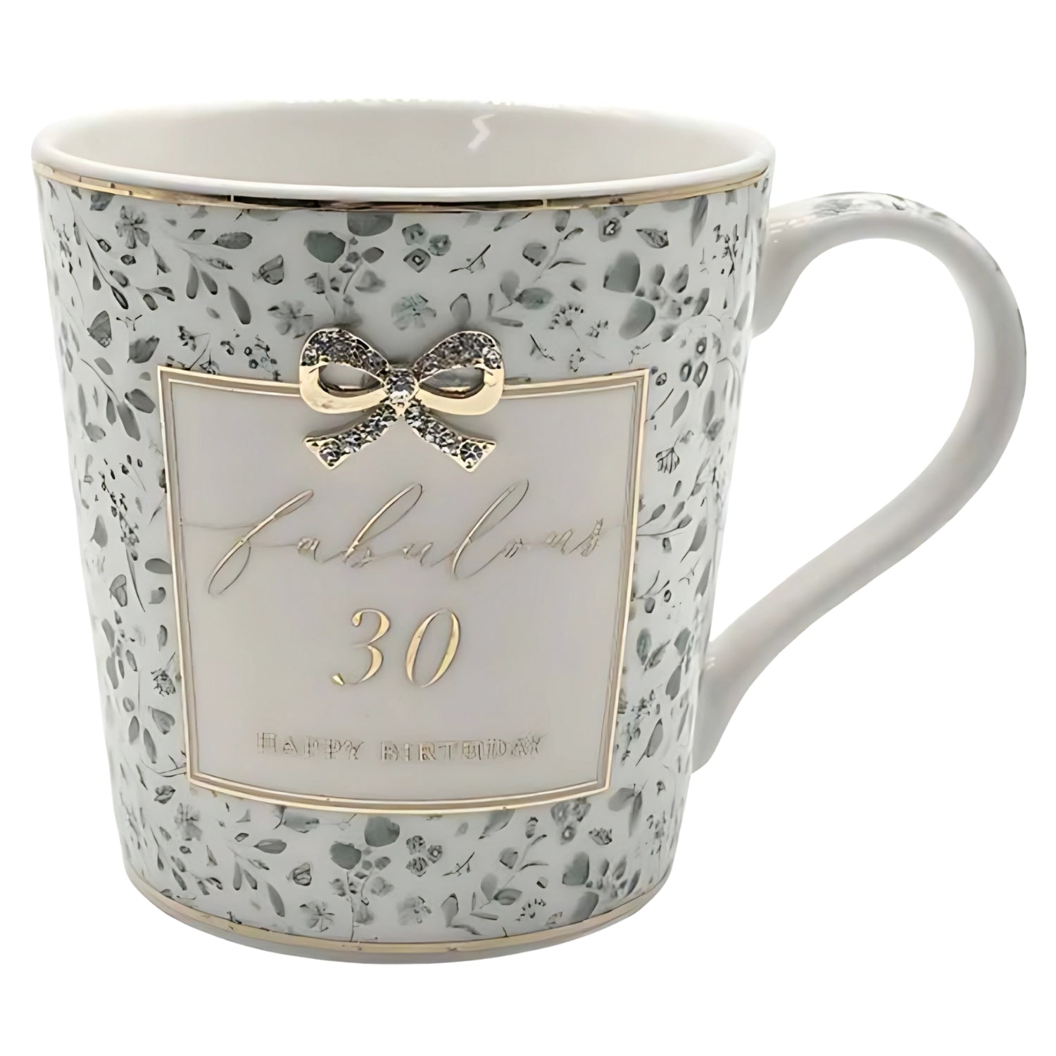 Madelaine Fabulous 30 30th Birthday Boxed Gift Mug With Diamante Bow | Merthyr Tydfil | Why Not Shop Online