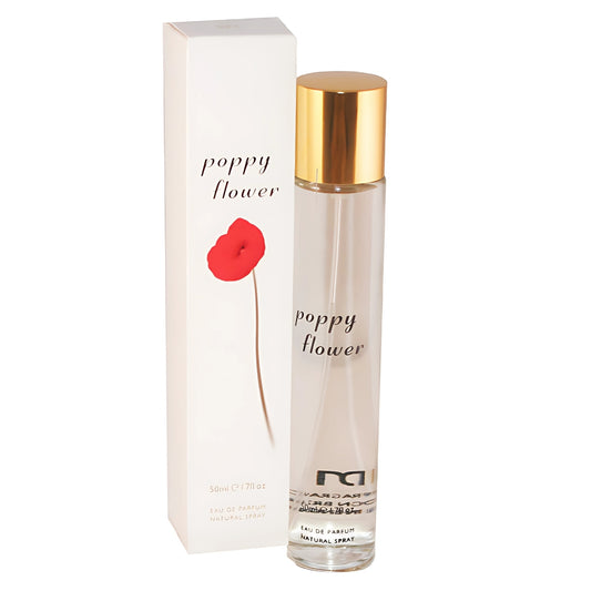 D&M Fragrances Womens Poppy Flower 50ml Eau De Parfum Spray | Merthyr Tydfil | Why Not Shop Online