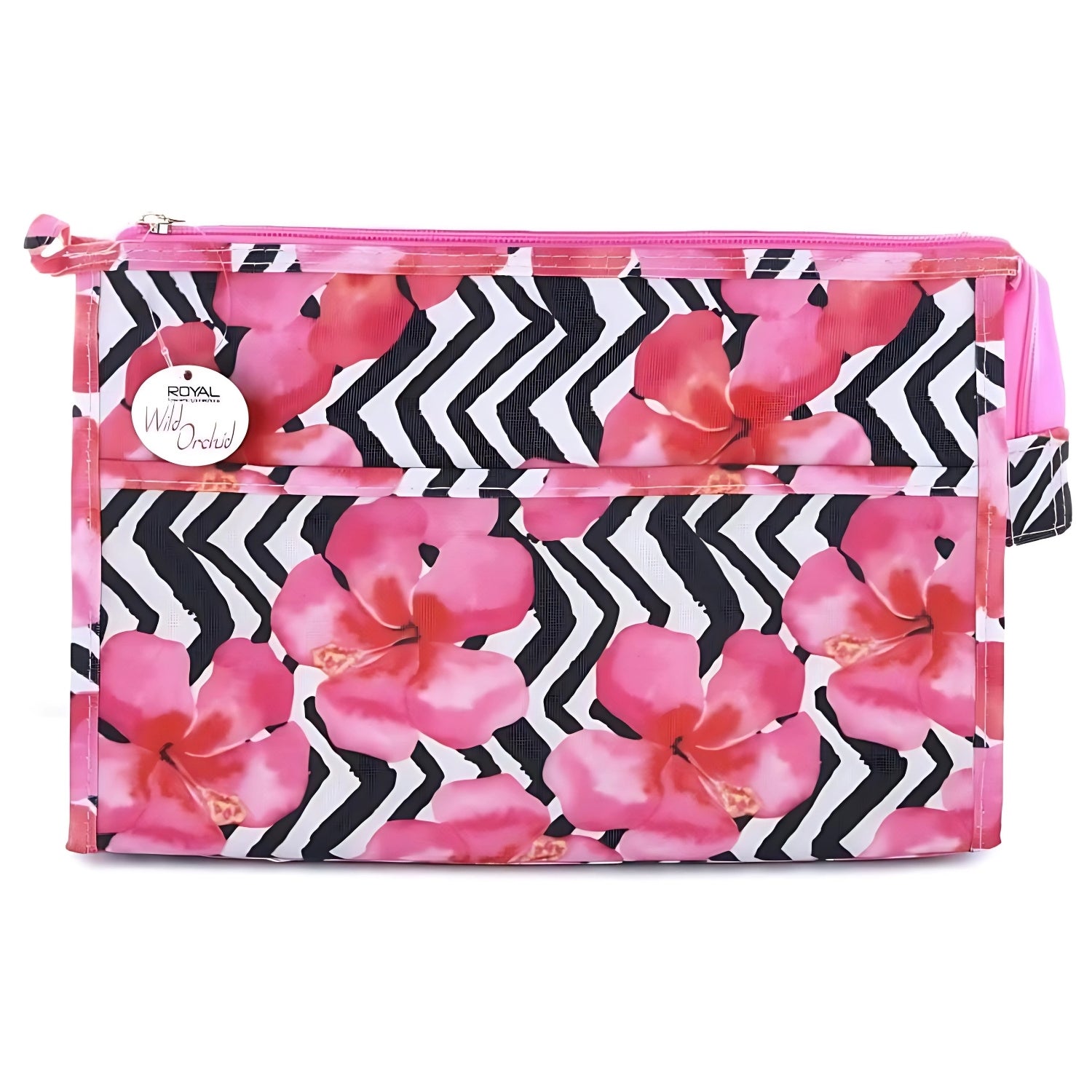 Royal Wild Orchid Toiletry Bag Pink And White | Merthyr Tydfil | Why Not Shop Online