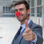 Red Nose Day Pack Red Hair Spray Red Sponge Nose - Why Not Shop